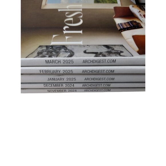 AD Architectural Digest Magazine 5 Issue Bundle 2024/2025 Jimmy Butler - Picture 7 of 8